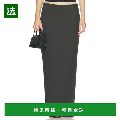 1h可退 香港直邮ST.AGNI 女士 Minimal Column 半身裙 W25802BKO