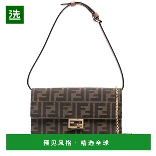1h可退 香港直邮Fendi 芬迪 女士 Baguette徽标钱包 8M0498A98P