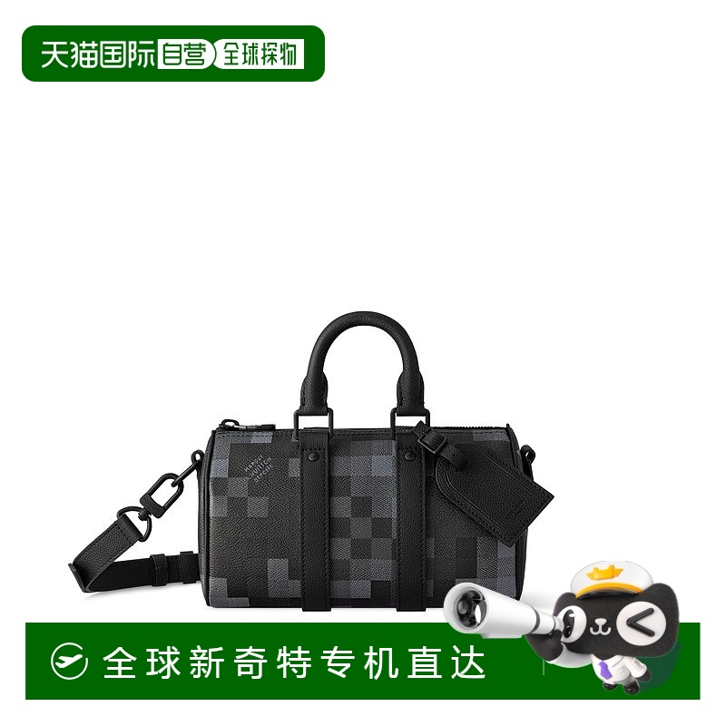 1h可退 欧洲直邮LV/路易威登 Keepall 25男士黑色帆
