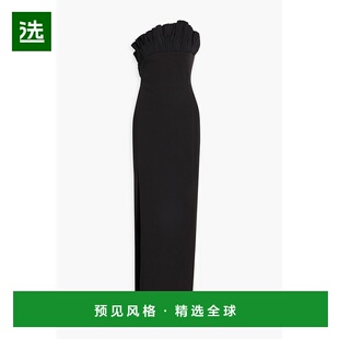 1h可退 香港直邮MARCHESA NOTTE 女士 褶裥府绸拼块弹性针织长款