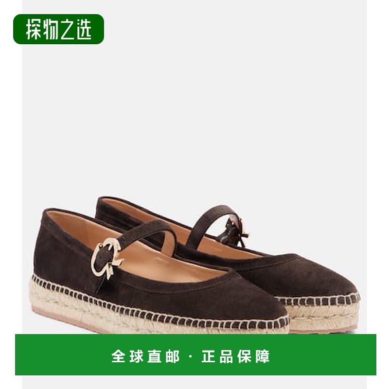 1h可退 香港直邮Gianvito Rossi 吉安维托·罗西 女士 Elda 绒面