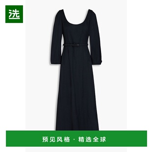 香港直邮Gabriela 束带斜纹丝绸长款 Hearst Mena 连 女士 1h可退