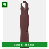 香港直邮AYA MUSE 女士 1h可退 罗纹针织棉混纺长款 连衣裙