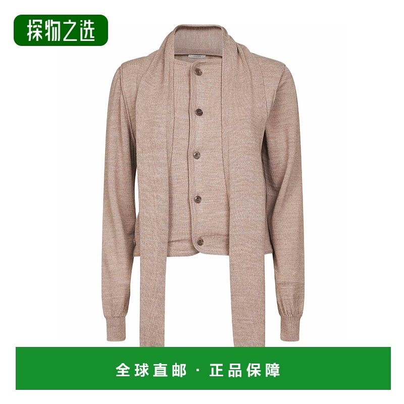 香港直邮Lemaire 扭纹开衫配围巾 TO1251LK087羊毛