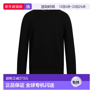 1h可退 香港直邮Armani Exchange 男士 毛衣 black黑色 舒适时尚
