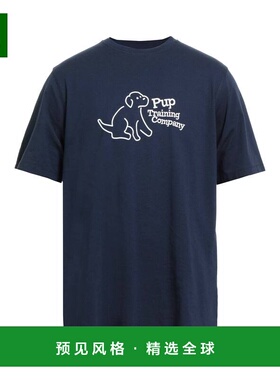 1h可退 香港直邮POP TRADING COMPANY 男士 T恤 blue蓝色 舒适时