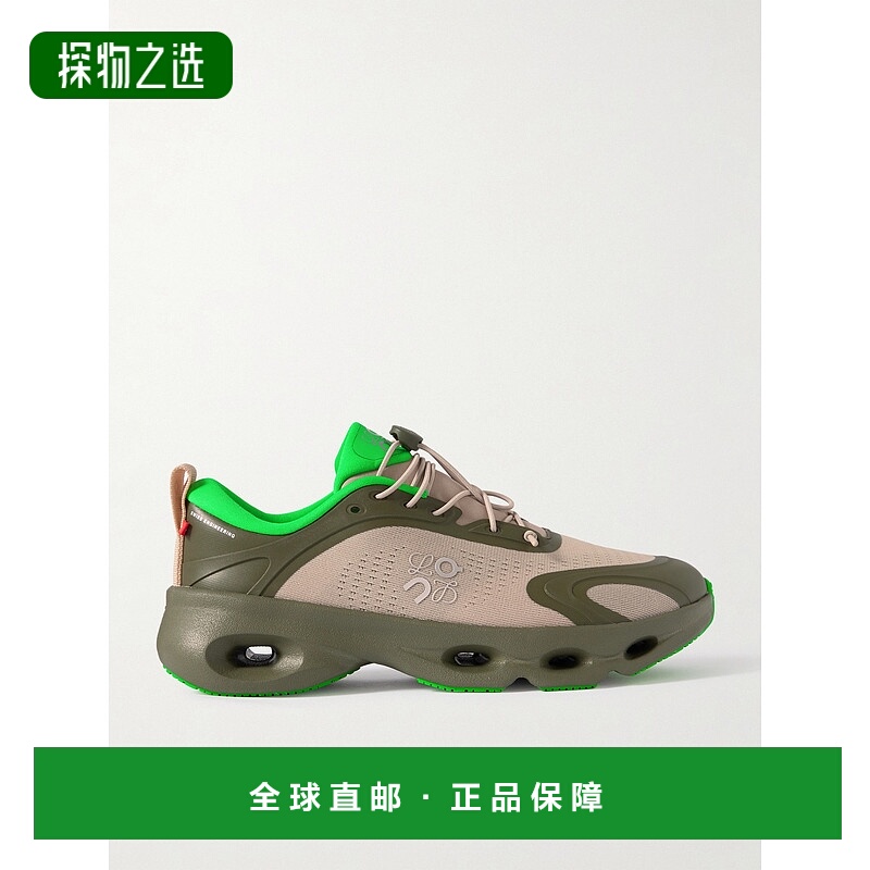 香港直邮LOEWE 罗意威 女士 + ON Cloud recycled-mesh 橡胶边运