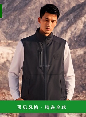 韩国直邮G/Fore高尔夫无袖上装T恤黑色针织背心时尚潮流百搭