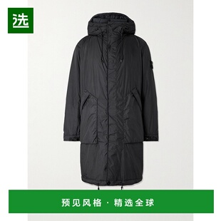 香港直邮Stone Island 石头岛 男士 Logo-Appliquéd Reps 褶皱连