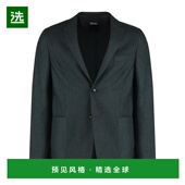 1D7SG0250714A2杰尼亚西装 香港直邮Zegna 单排扣外套