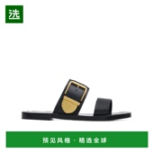 香港直邮Chloe 搭扣细节拖鞋 C24U01REX一脚蹬