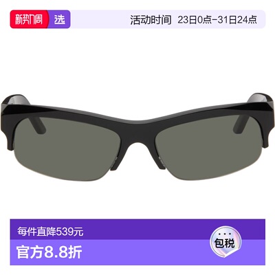 1h可退 香港直邮RETROSUPERFUTURE 男士 黑色 Scatto 太阳镜 FIF