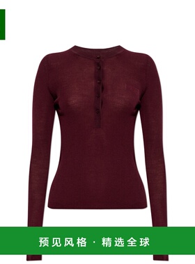 香港直邮CHLOÉ 女士针织衫 CH24WMP51667601 SS2026 红色 L/S T-S