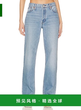 1h可退 香港直邮redone 女士 Originals 长款宽松款牛仔裤 14803W