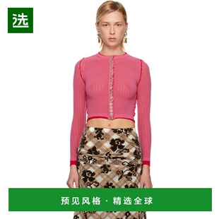 1h可退 香港直邮Chopova Lowena 女士 粉色 Fishnet 开衫 5262