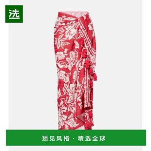 1h可退 香港直邮FARM RIO 女士 Cashew And Birds 印花棉质海滩罩