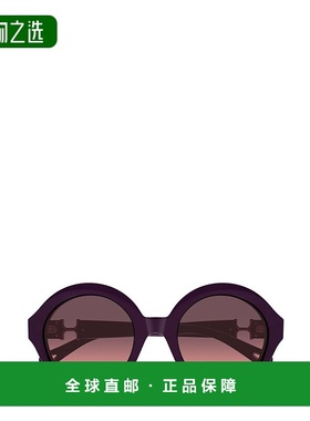 1h可退 香港直邮Chloe 蔻依 女士 圆框太阳镜 CH0302S red红色 舒