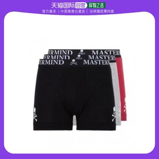 香港直邮mastermind 女款 JAPAN黑灰红三色平角内裤