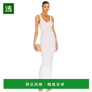 1h可退 香港直邮enza costa 女士 真丝罗纹及踝背心连衣裙 SRS530