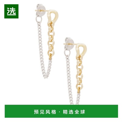 1h可退 香港直邮Shashi  双子座链条耳环 SHE1491 舒适时尚