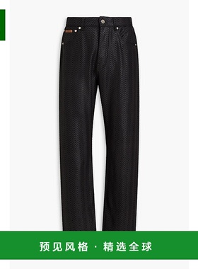 1h可退 香港直邮MISSONI 米索尼 男士 钩花棉混纺长裤 US24SI0GBR