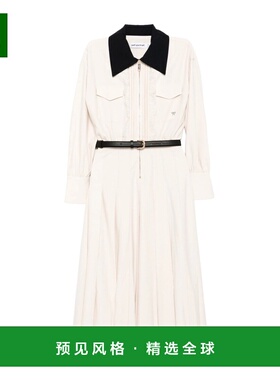 香港直邮SELF-PORTRAIT 女士连衣裙 PF25029MC SS2025 白色 撞色