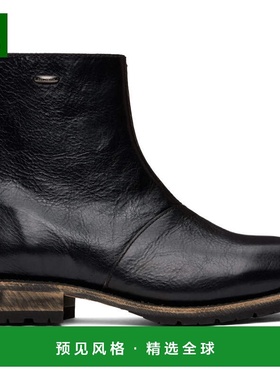 1h可退 香港直邮Our Legacy 男士 黑色 Engine 踝靴 A4247EDB男靴