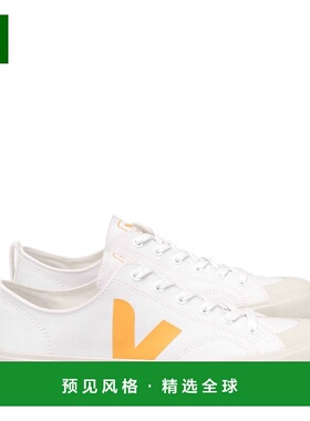 欧洲直邮VEJA NOVA CANVAS系列 男女同款白色帆布黄标百搭小