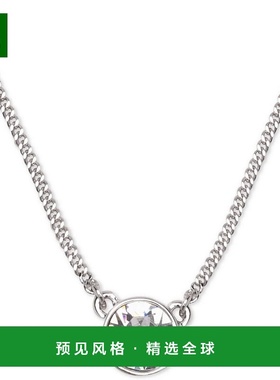 1h可退 【美国直邮】givenchy 通用 项链纪梵希水晶金色吊坠新款