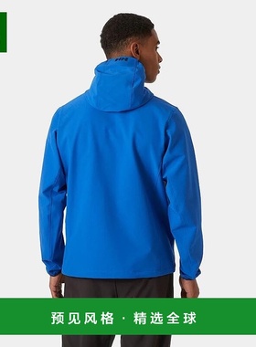 欧洲直邮Helly Hansen 男士蓝色聚酯级盾牌联海丽汉森外套夹克