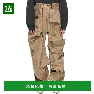 1h可退 【美国直邮】Y Project 卡其色 Velcro 工装裤 女装休闲裤