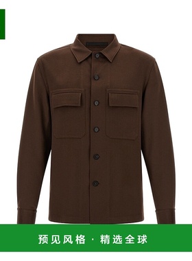 1h可退 香港直邮Zegna 杰尼亚 男士 'Alba' 衬衫 UGV46A2SOT6BM06