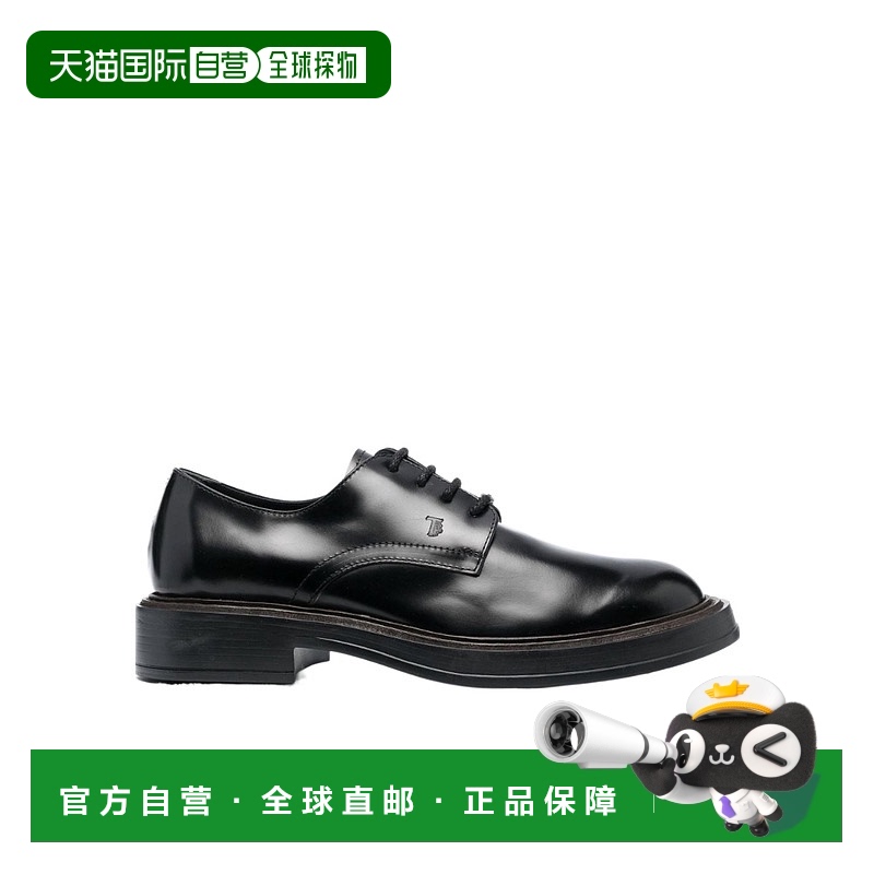Tod's系带商务正装鞋黑色圆头时尚潮流XXM61K00C21SOO