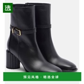 皮质短靴 1h可退 black黑色 Eddie 香港直邮ZIMMERMANN 女士