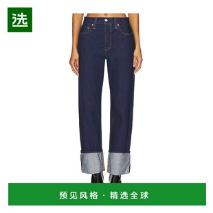 1h可退 香港直邮Levi'S 李维斯 女士 蓝色 501 '90s Cuffed Selve