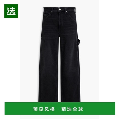 1h可退 香港直邮redone 女士 Painter 中腰阔腿牛仔裤 16603WCARP