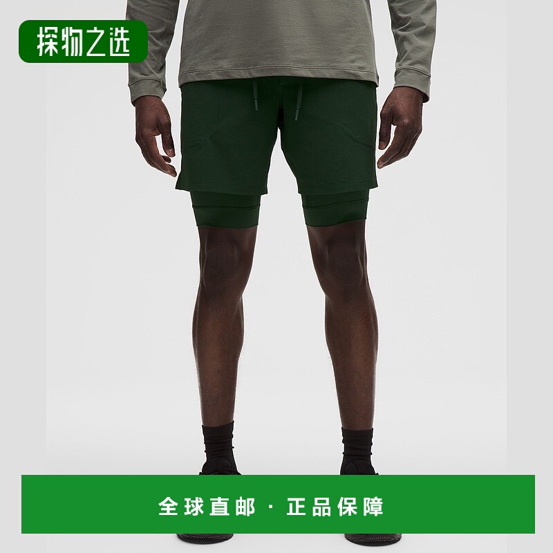 1h可退 欧洲直邮LULULEMON露露乐檬 License to Train 18厘米内衬