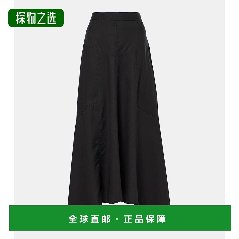 香港直邮Isabel Marant Étoile 女士 Alona 不对称中长半身裙