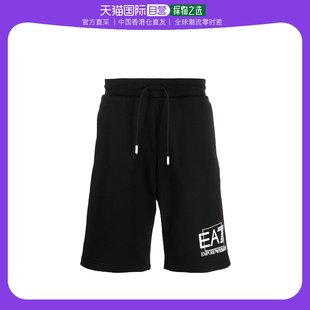 Armani 徽标抽绳短裤 Emporio 香港直邮EA7 3RPS52PJ07Z
