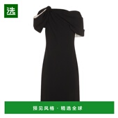 香港直邮MaxMara 麦斯玛拉 女士 1h可退 黑色连衣裙 252122605760