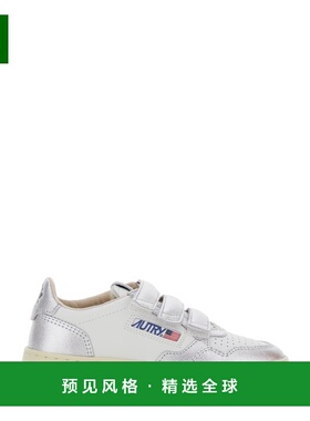 1h可退 香港直邮AUTRY 婴儿 'Kidstripes' Blend 白色低帮带Logo