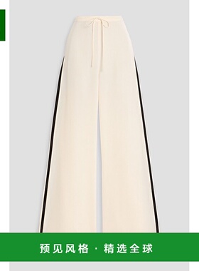 1h可退 香港直邮Frame Denim 女士 条纹真丝长运动裤 WS25WPA014A