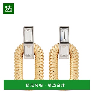 香港直邮Rabanne 女士 Paco 綴飾 XL 鍊式耳環 25ABB0024MET784