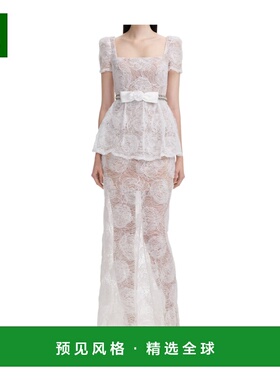 香港直邮SELF-PORTRAIT 女士连衣裙 PF25036XW SS2025 白色 薄纱