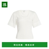 时尚 1h可退 百搭 Lam女士T恤短袖 圆领宽松上装 美国直邮 Derek