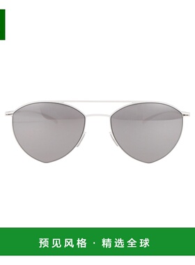 1h可退 香港直邮Mykita 女士 徽标太阳镜 MMESSE010 white白色 舒