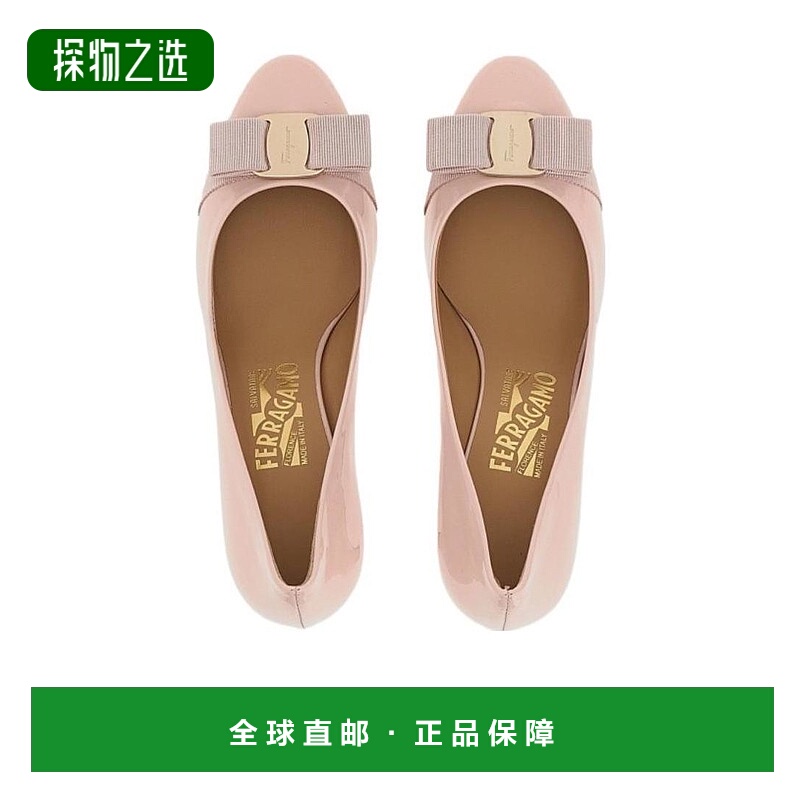 香港直邮Salvatore Ferragamo VARA蝴蝶结高跟鞋 01B788