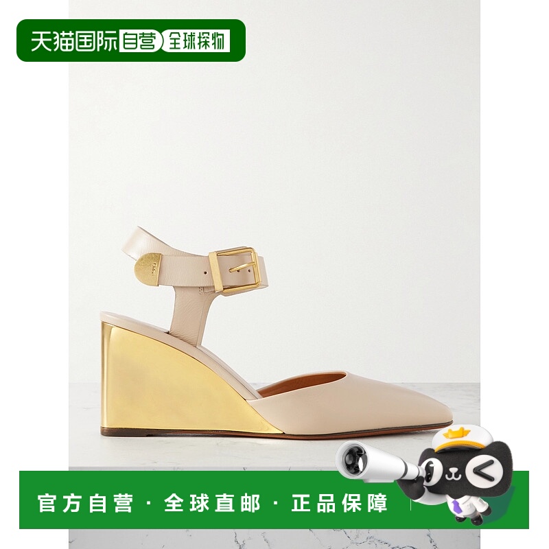 香港直邮Chloe 蔻依 女士 + SUSTAIN Rebecca 网眼皮质浅口鞋 CHC