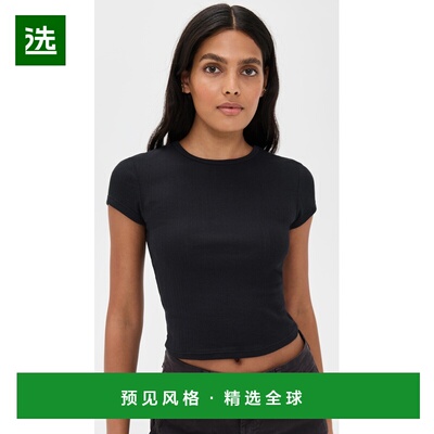 1h可退 香港直邮Free People 自由人 女士 Wait A Minute 童趣T恤