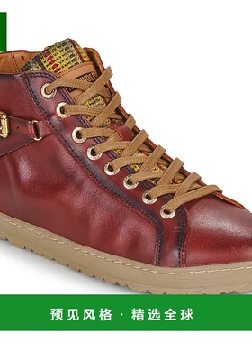 欧洲直邮Pikolinos 派高雁 女士 高帮板鞋 LAGOS 901运动鞋真皮
